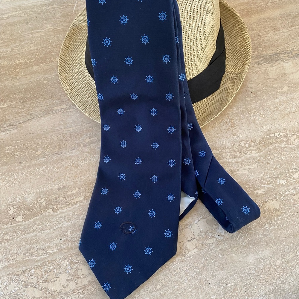 Mens tie Nautical summer fun tie Oscar De La Renta